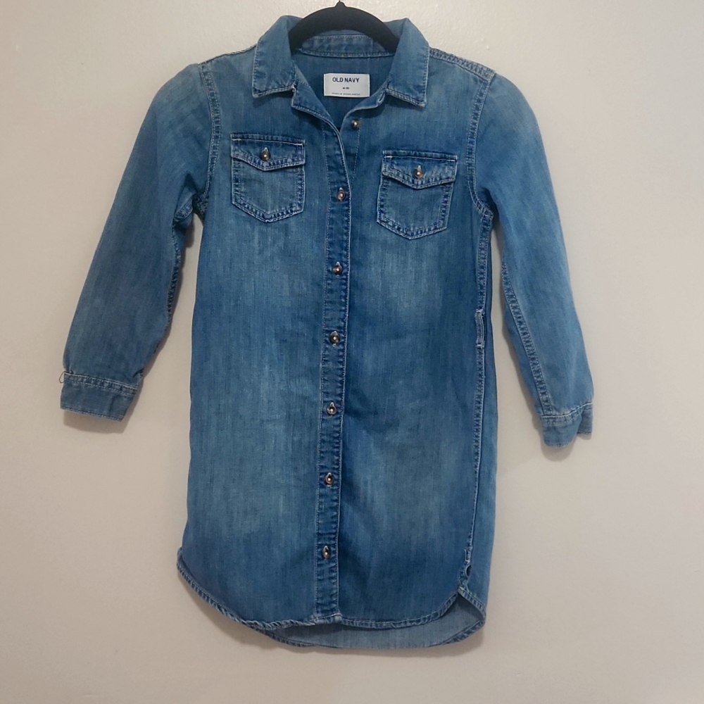 Jean Dress girls sz M (8)